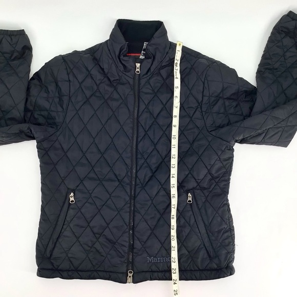 Marmot Women's PrimaLoft Black Quilted Full Zip Long Sleeve Jacket Size Medium - Picture 5 of 16